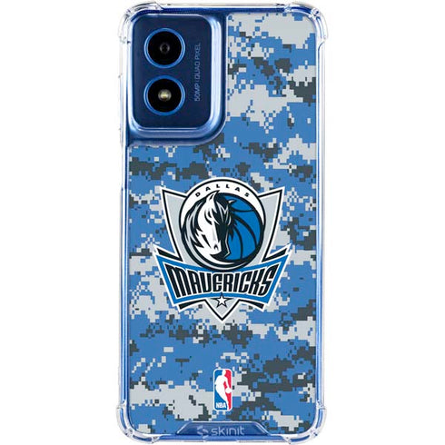 NBA Dallas Mavericks Digi Camo Moto G 5G (2024) Clear Case